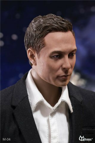 Cyytoys 1/6 M - 04 Elon Musk Head Sculpt Head Model Fit 12 " Male Action Figure Toy