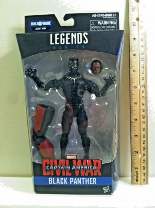 Hasbro Marvel Legends Series Captain America Civil War Black Panther W/giant Man