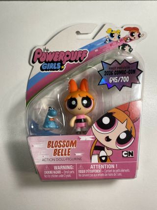 Blossom Belle The Powerpuff Girls Action Figurine Doll Mosc Spin Master 2017 Htf