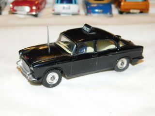 Vintage Dinky Toys Metal Humber Hawk Police Car 256