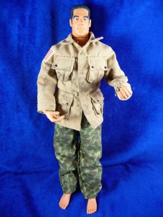 1996 Hasbro African American Gi Joe Action Figure Doll,  Jointed,  Jacket Pants