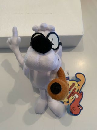 Cvs Rocky And Bullwinkle And Friends Mr.  Peabody 8 " Beanie Plush Toy