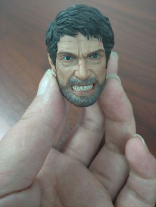 1/6 Scale The Last Of Us Joe Head Sculpt Angry Ver.  Fit 12  Male Figure Body