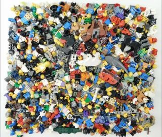1.  6 Lbs Lego Miscellaneous Minifigures Bulk Box