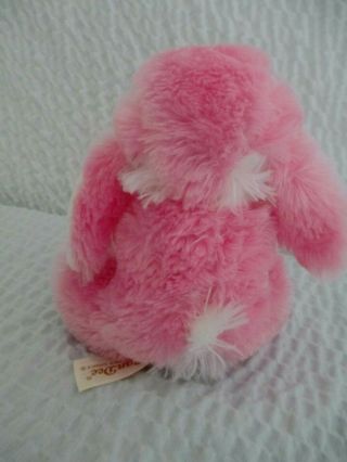 Dan Dee Plush Hoppy Hopster Bunny Rabbit Soft Pink White Stuffed Animal Lovey 3