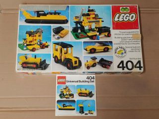 Lego Construction Brick Set 404.  Complete