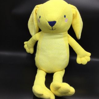 Cloud Island Target Knit Yellow Bunny Rabbit Plush Soft Toy 20 " Stuffed 2018