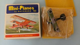 1/110 Vintage Bachmann Mini Planes German Albatros D - Iii 8021 - 59 Green W Box