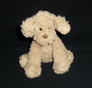 6.  5 " Jellycat Small Tan Puppy Dog Plush Fuddlewuddle Stuffed Animal Lovey Toy
