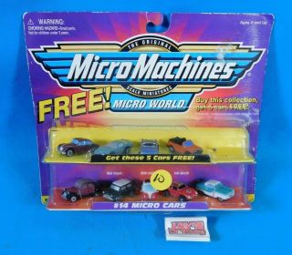 Micro Machines Micro World 14 Micro Cars 65130 1998 Galoob