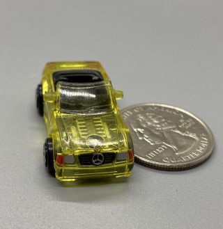 Micro Machines Mercedes - Benz 300 Sl Color X - Ray Yellow 1993 Lgti Rare Good Cond