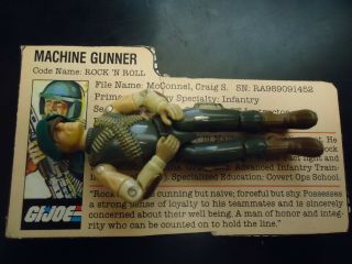 Gi Joe Arah Machine Gunner " Rock 