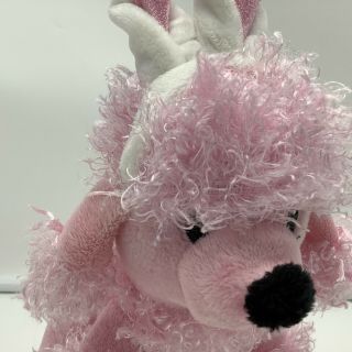 Dan Dee Pink Poodle Dog Bunny Rabbit Ears Plush Soft Toy 2017 9 