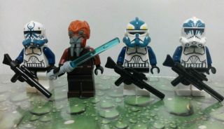 Lego Star Wars Clone Trooper 104st Squad Plo Koon Wolffe Comet Boost Minifig