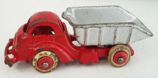 Vintage Toy Cast Iron Dump Truck 1930 