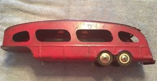 Early 1940’s MARX Motor Transit Car Carrier Pressed Steel 3
