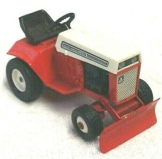 Vintage 1/16 312h 1972 Ertl Allis Chalmers Lawn & Garden Tractor Mower Farm Toy