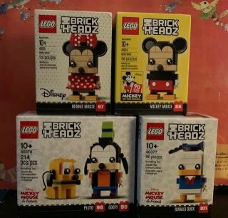 Lego 41624 41625 40377 40378 Disney Brickheadz Mickey Minnie Mouse Read Ad