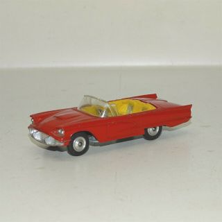 Vintage Corgi Toys Ford Thunderbird Convertible,  Die Cast Toy Vehicle,  Red