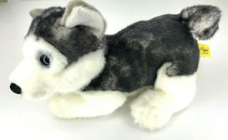 Miyoni By Aurora: Siberian Husky Puppy Dog Soft Plush Stuffed Animal 9 1/2 "