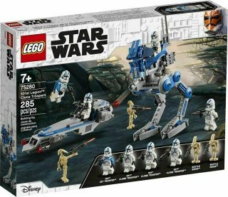3 Lego Star Wars 75280 501st Legion Clone Troopers Battle Pack,