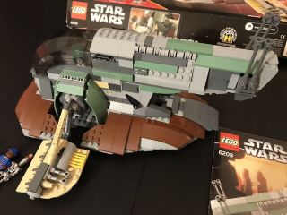 Lego Star Wars Slave 1 6209 - 100 Complete,  Instructions,  & Mini Figs