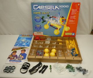 Capsela 1000 Max Out Land Water Science In Motion Construction Set Ei - 5005 2003