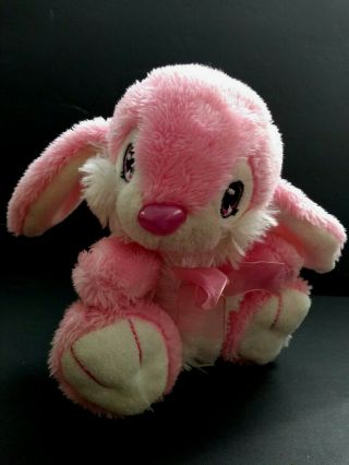 Dan Dee Collectors Choice Plush Easter Bunny Pink Small Size 7 "