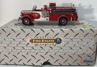 2005 Corgi American Fire Engine Classics 1949 Mack L Open Cab - Springfield Fd