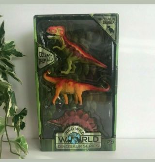 Wild Wild World Dinosaur Series 3 Set Lollipop Toys
