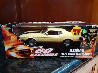 Ertl American Muscle 1973 Mustang Mach 1 Eleanor 1:18 Diecast Gone In 60 Seconds