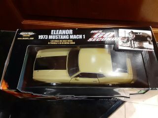 Ertl American Muscle 1973 Mustang Mach 1 Eleanor 1:18 Diecast Gone in 60 Seconds 3
