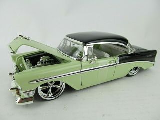 1956 Chevy Bel Air 1:24 Die - Cast Dub City Old Skool 53007 2002 Jada Toys
