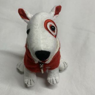 Target Bullseye 7” Plush Dog Red Vest 2009 Edition 1 43 Of 2500 Euc Employee