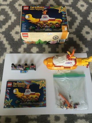 Lego Ideas Yellow Submarine From The Beatles (21306) Open Box Complete
