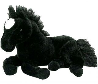 Dan Dee Collectors Choice Stuffed Horse Pony Plush 18 " Black Toy Plush Black Bea
