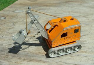 Hubley Kiddie Toy Diecast Scoop Steam Shovel Construction Vehicle 488