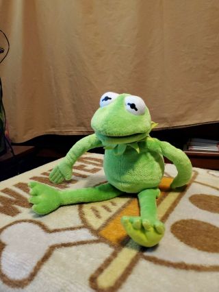 Ty Beanie Buddies The Muppets Approx 16 " Kermit The Frog Plush