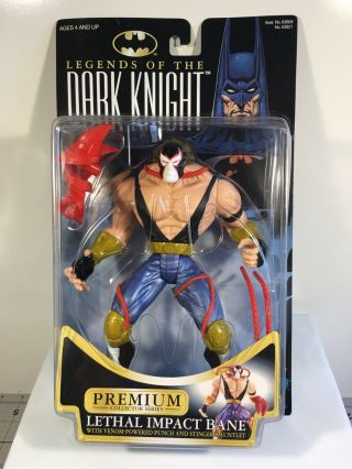 Legends Of The Dark Knight Batman Lethal Impact Bane Action Figure 1996 Kenner