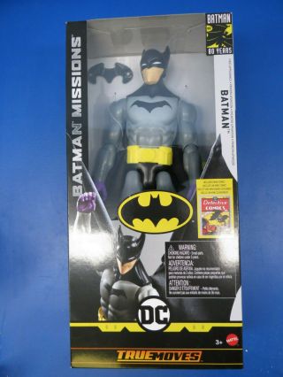 Batman Missions 80 Years 12 " True Moves Dc First Appearance Mini Detective Comic