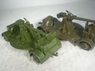 Dinky Toys Military Army Anti Aircraft Gun 161b U.  S.  ONLY ISSUE 2