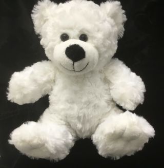 Dan Dee Teddy Bear Soft White Plush Stuffed Animal Retired Collector’s Choice