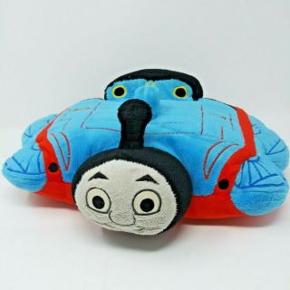 Pillow Pets Pee - Wees 11 " Thomas The Tank Engine Train Cuddly Stuffed Animal Euc