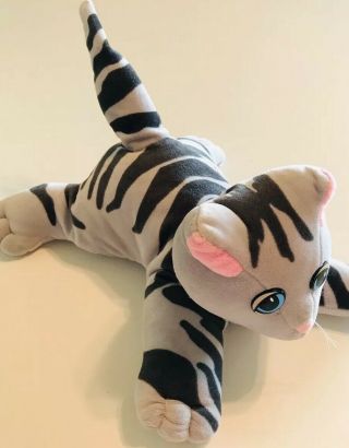 Tonka Pound Purries Gray Striped Cat Plush 12 - In Stuffed Toy Pound Puppies Large