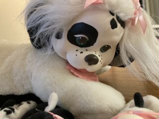 Vintage Hasbro Puppy Surprise 1992 White & Black With Five (5) Puppies 2