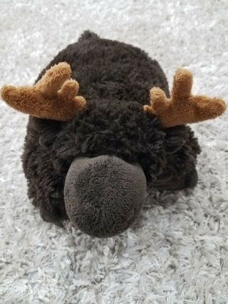 Pillow Pets Chocolate Moose Peewee Stuffed Animal Plush Pillowpets Pee Wee