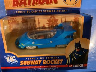 2006 Corgi Batman Subway Rocket 1:43 Scale 1990 