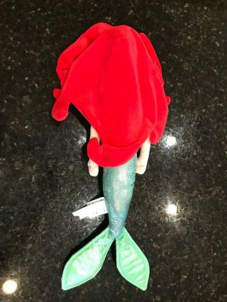 Disney The Little Mermaid ARIEL Doll Plush Toy Stuffed Animal EUC Princess 20 