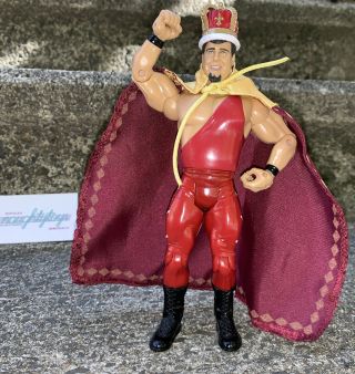 Wwe Jakks Classic Superstars Jerry The King Lawler Figure Complete Crown & Cape