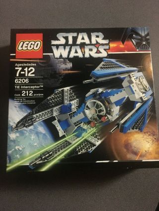 Lego Star Wars Tie Interceptor Set 6206